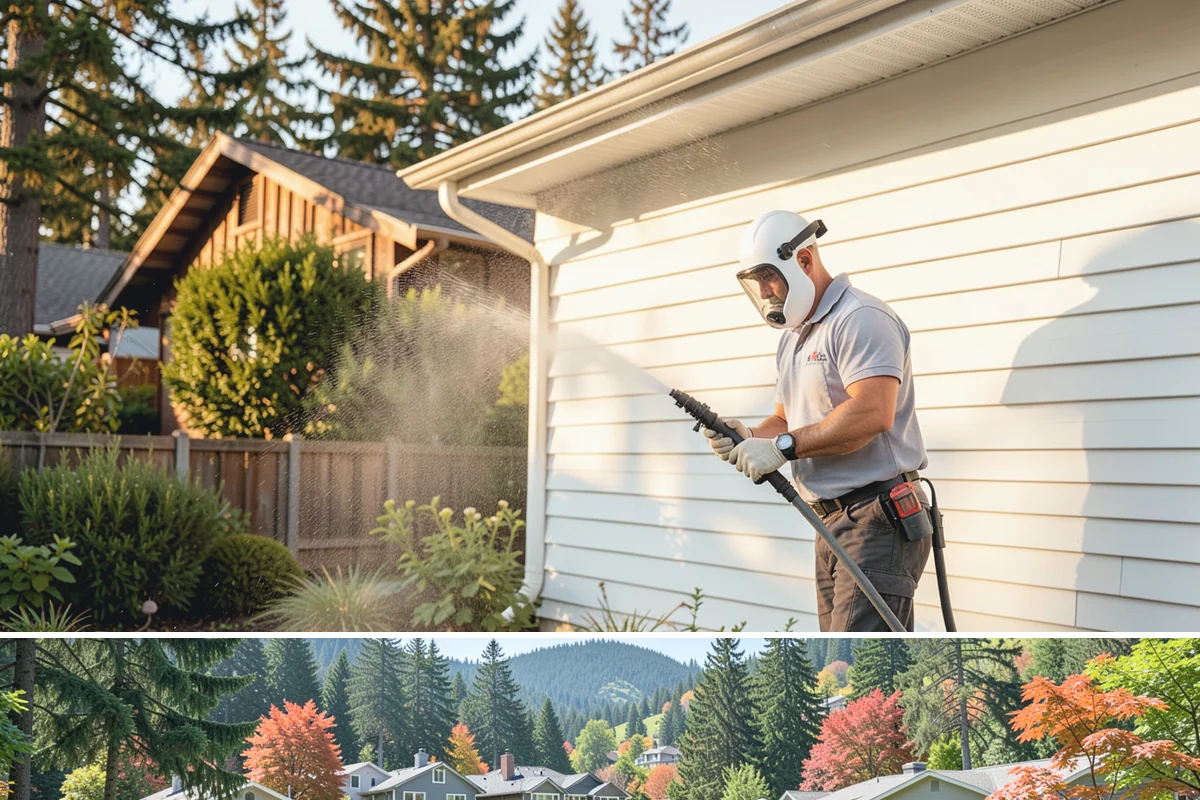 Brick Sealing in Fircrest, Pierce County, WA - Seal brick during dry summer conditions so the masonry is not saturated and the sealer can cure fully.