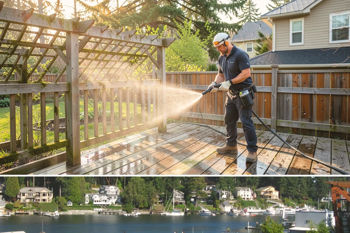 Brick Sealing in Gig Harbor, Pierce County, WA - Seal brick during dry summer conditions so the masonry is not saturated and the sealer can cure fully.