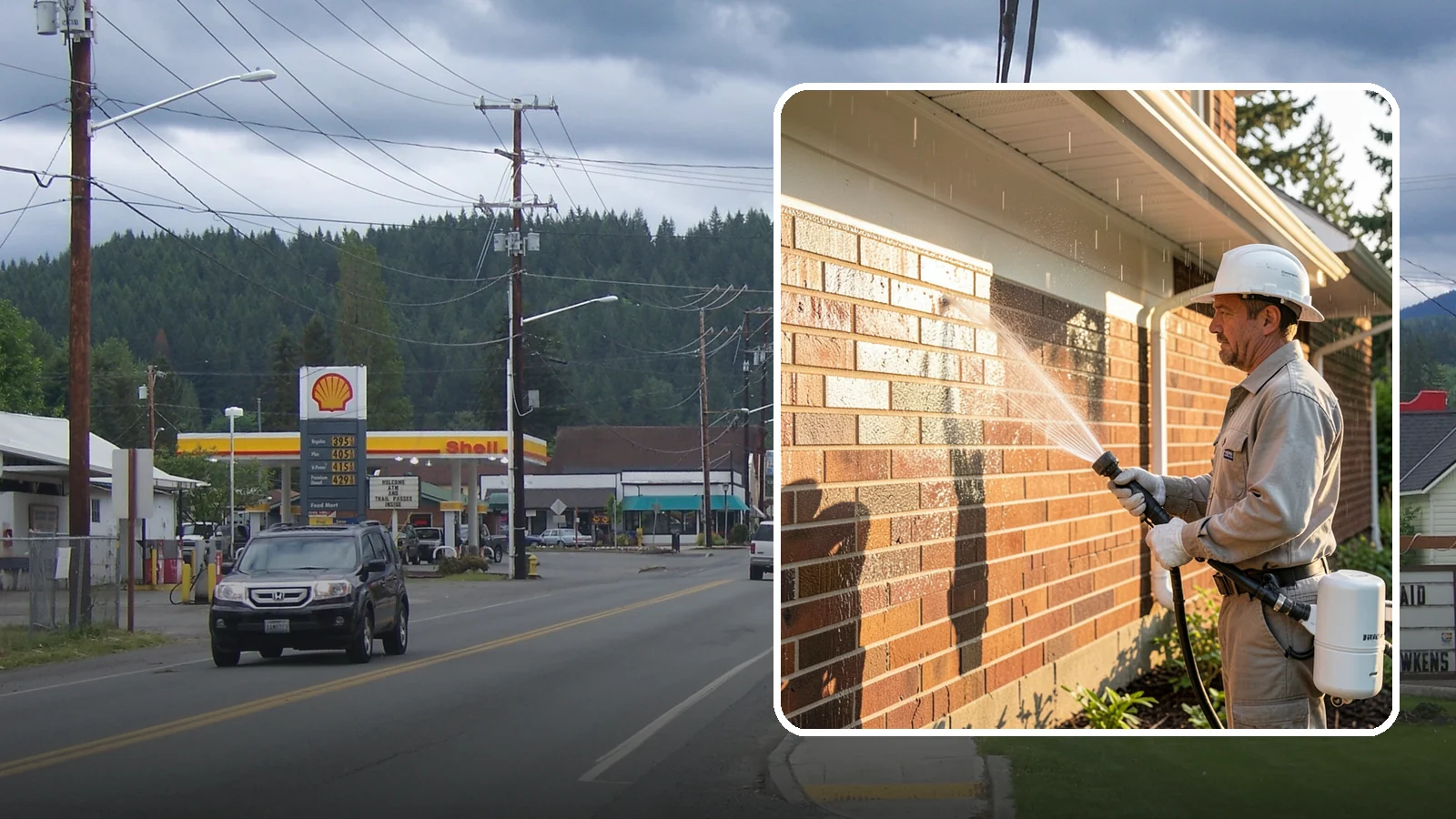 Brick Sealing in Granite Falls, Snohomish County, WA - Breathable masonry sealing for brick walls and veneers that repels rain while letting trapped moisture escape.