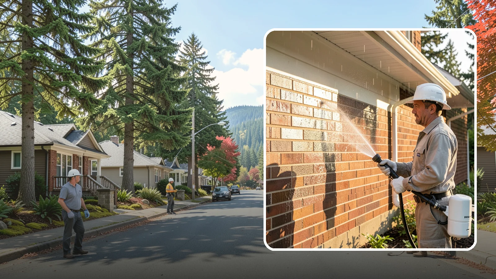 Brick Sealing in Hunts Point, King County, WA - Breathable masonry sealing for brick walls and veneers that repels rain while letting trapped moisture escape.