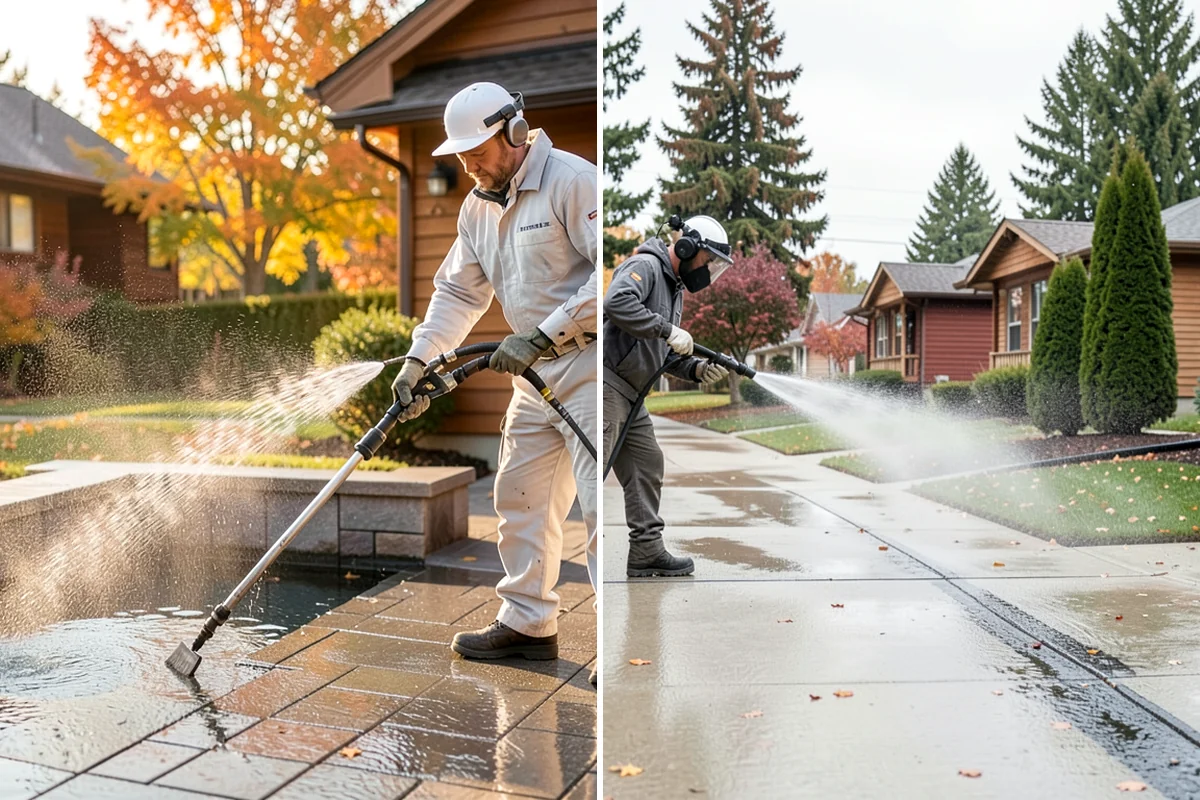 Brick Sealing in Hunts Point, King County, WA - Clean the brick and remove efflorescence, moss, and grime