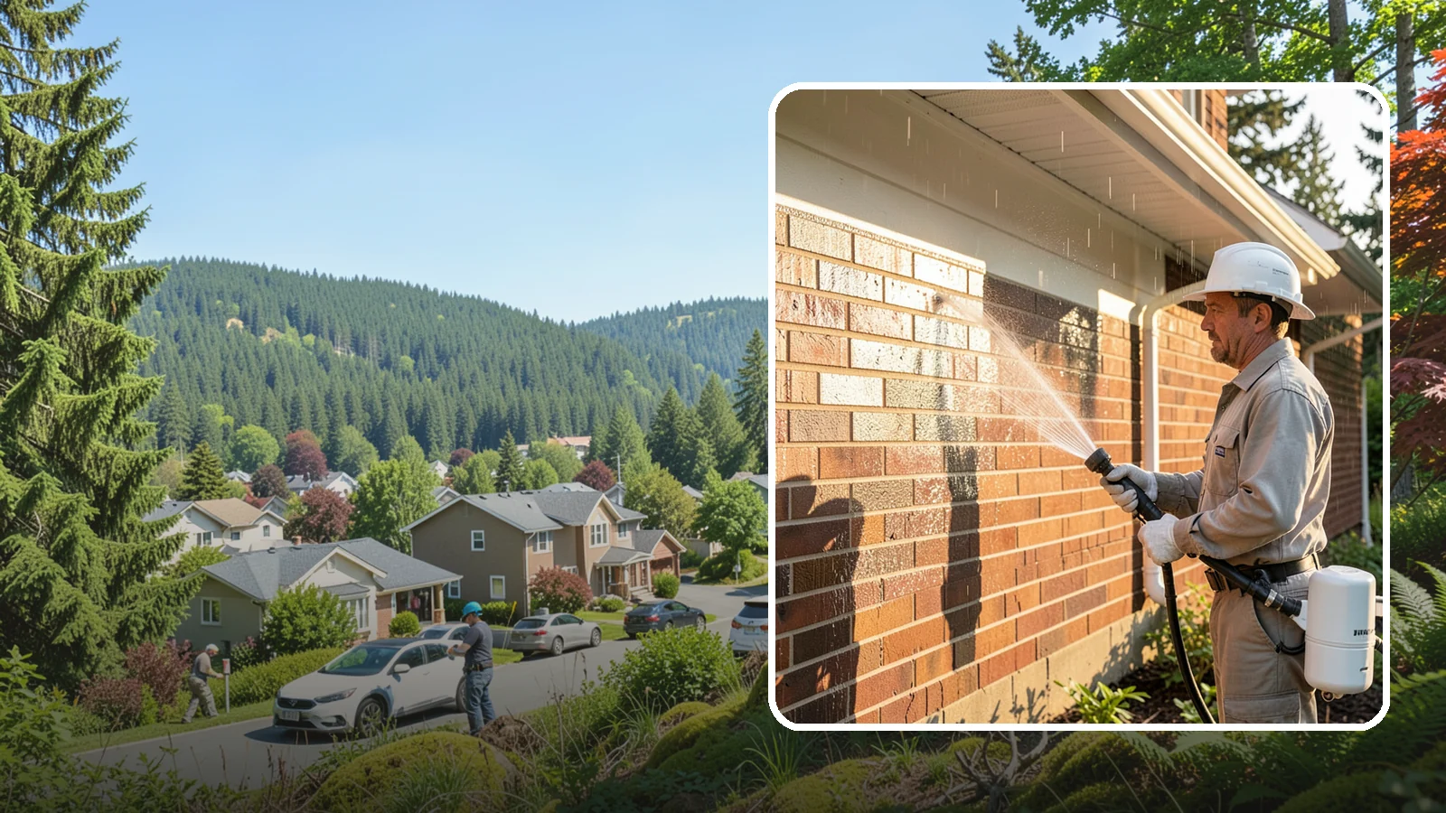 Brick Sealing in Index, Snohomish County, WA - Breathable masonry sealing for brick walls and veneers that repels rain while letting trapped moisture escape.