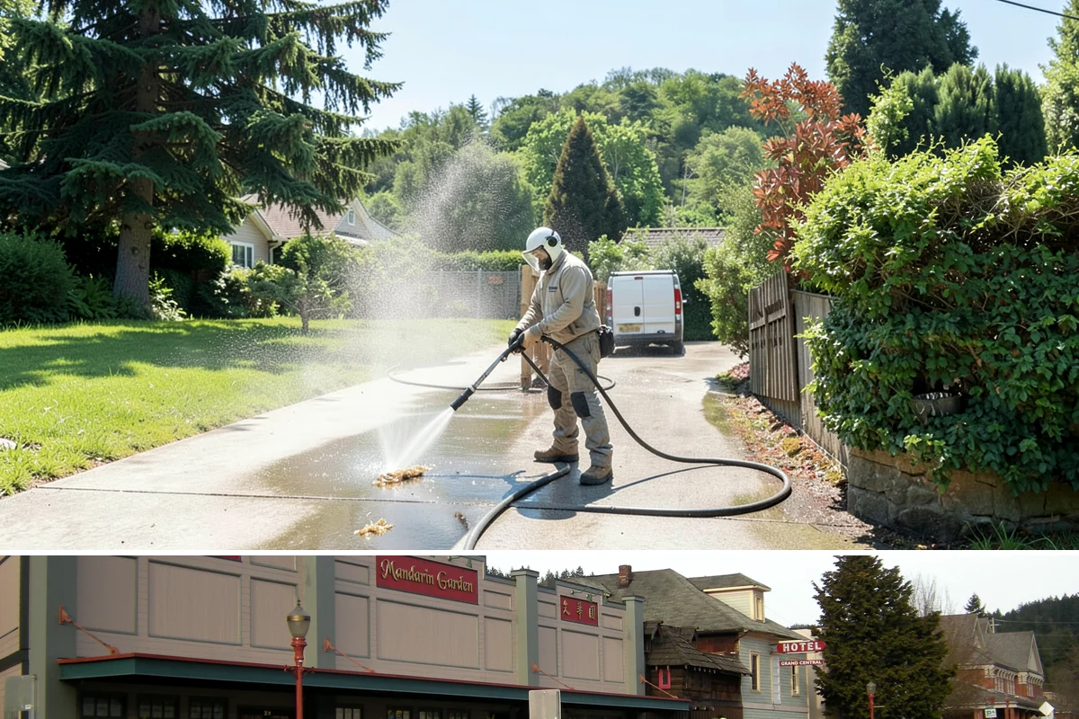 Brick Sealing in Issaquah, King County, WA - Seal brick during dry summer conditions so the masonry is not saturated and the sealer can cure fully.