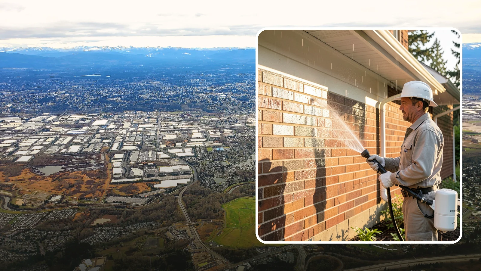 Brick Sealing in Kent, King County, WA - Breathable masonry sealing for brick walls and veneers that repels rain while letting trapped moisture escape.