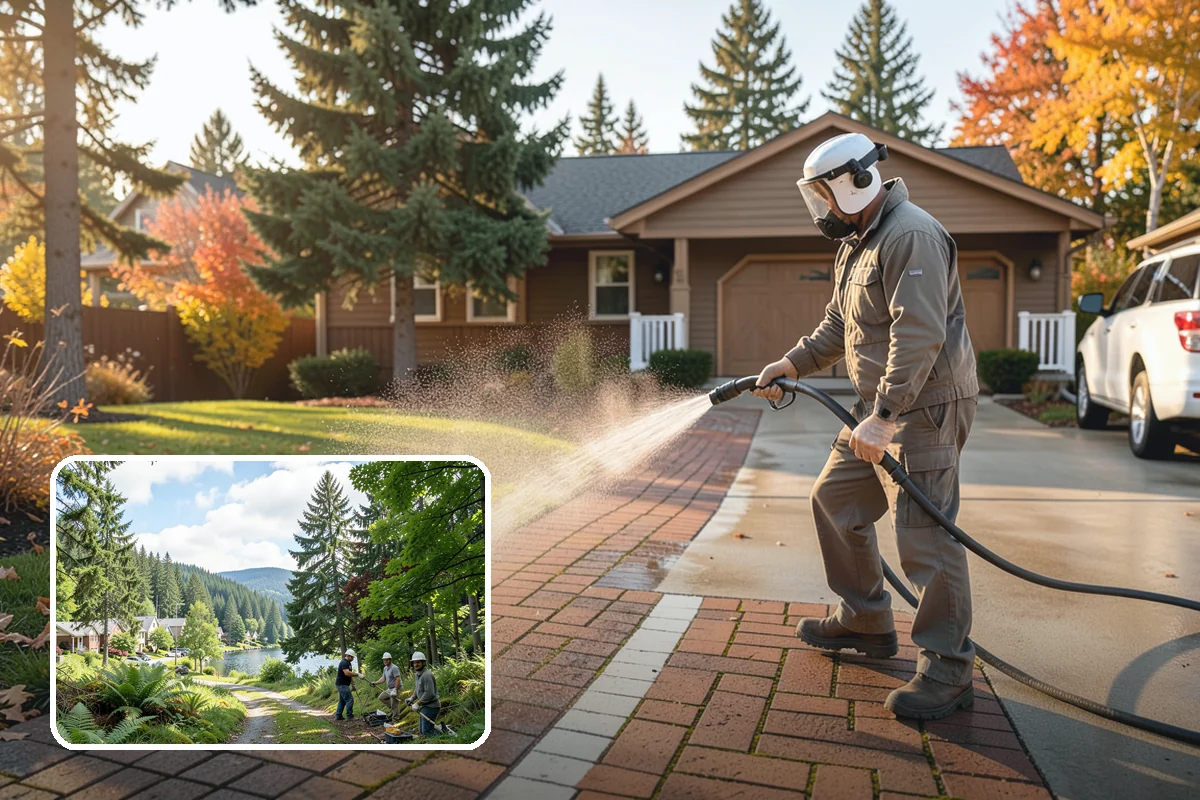 Brick Sealing in Lake Forest Park, King County, WA - Repels rain while remaining vapor-permeable so walls can breathe