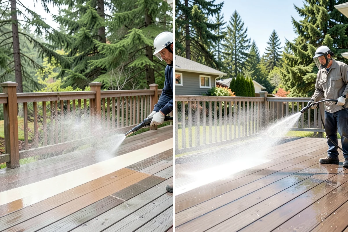 Brick Sealing in Lake Forest Park, King County, WA - Clean the brick and remove efflorescence, moss, and grime