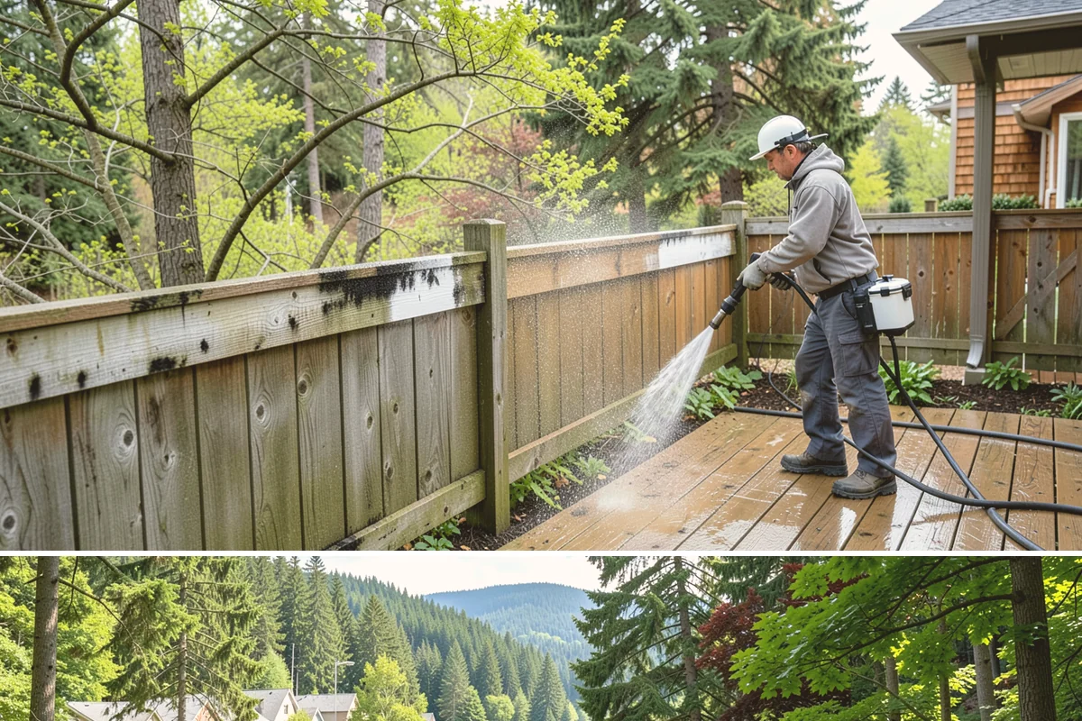 Brick Sealing in Lake Forest Park, King County, WA - Seal brick during dry summer conditions so the masonry is not saturated and the sealer can cure fully.