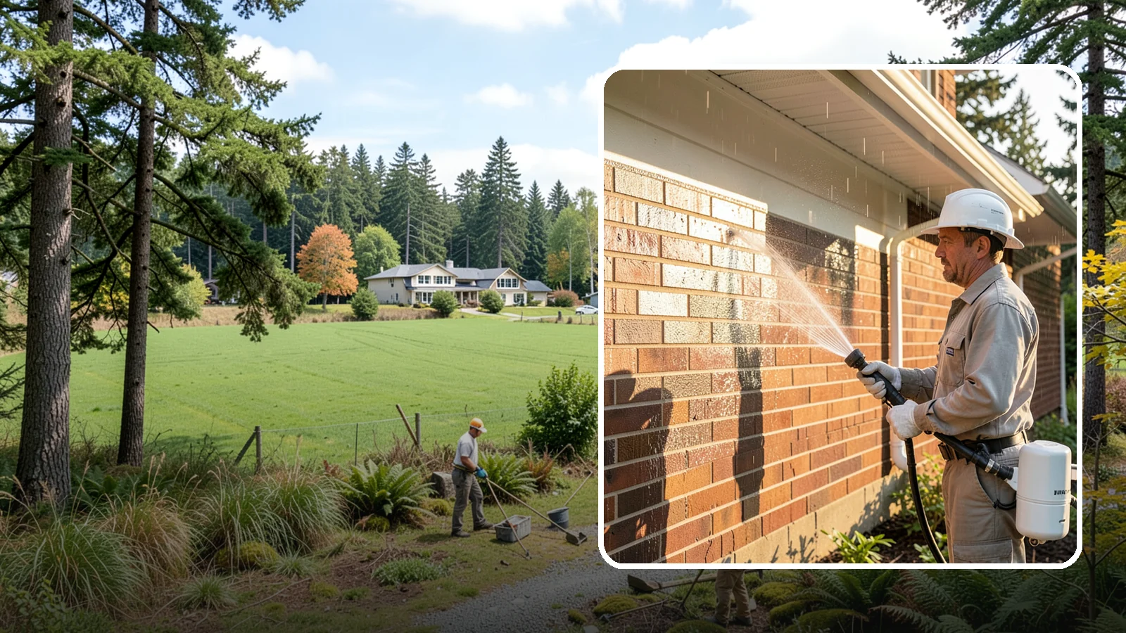 Brick Sealing in Lyman, Skagit County, WA - Breathable masonry sealing for brick walls and veneers that repels rain while letting trapped moisture escape.