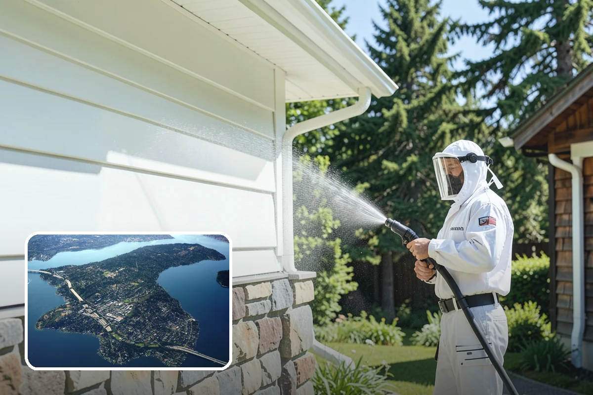 Brick Sealing in Mercer Island, King County, WA - Repels rain while remaining vapor-permeable so walls can breathe