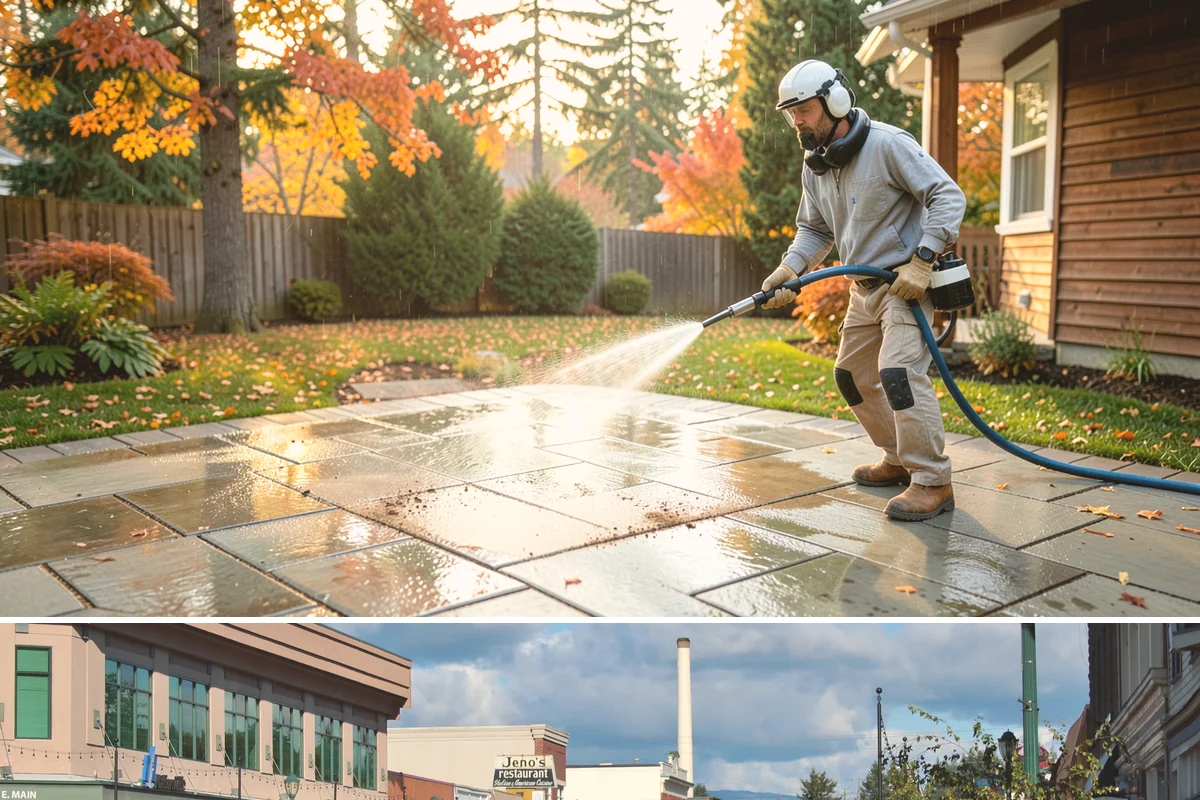 Brick Sealing in Monroe, Snohomish County, WA - Seal brick during dry summer conditions so the masonry is not saturated and the sealer can cure fully.