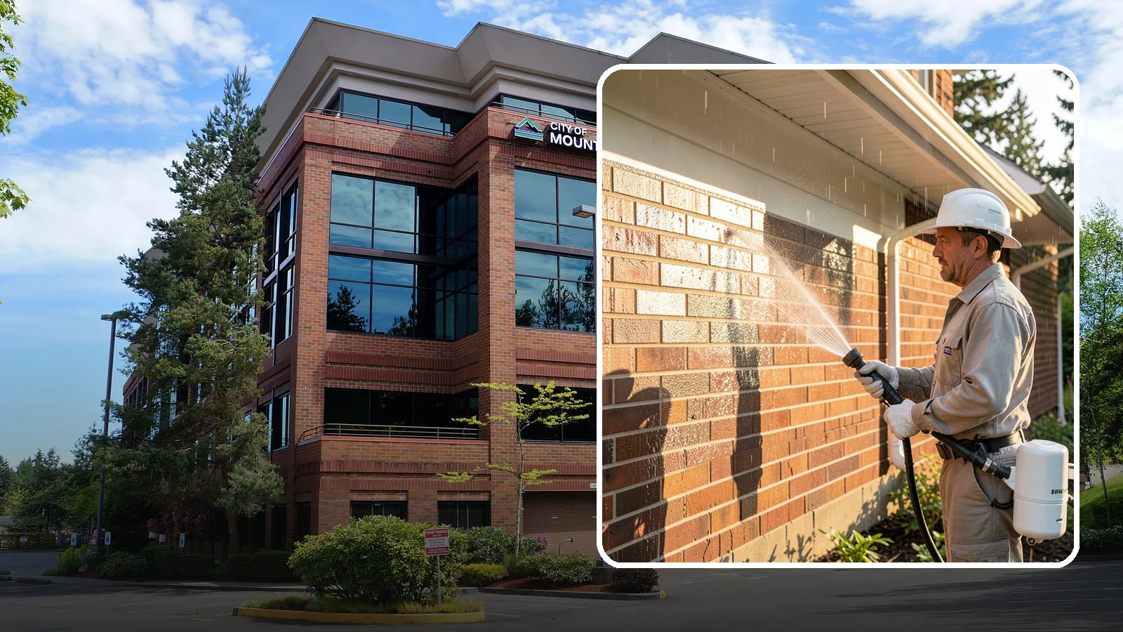 Brick Sealing in Mountlake Terrace, Snohomish County, WA - Breathable masonry sealing for brick walls and veneers that repels rain while letting trapped moisture escape.