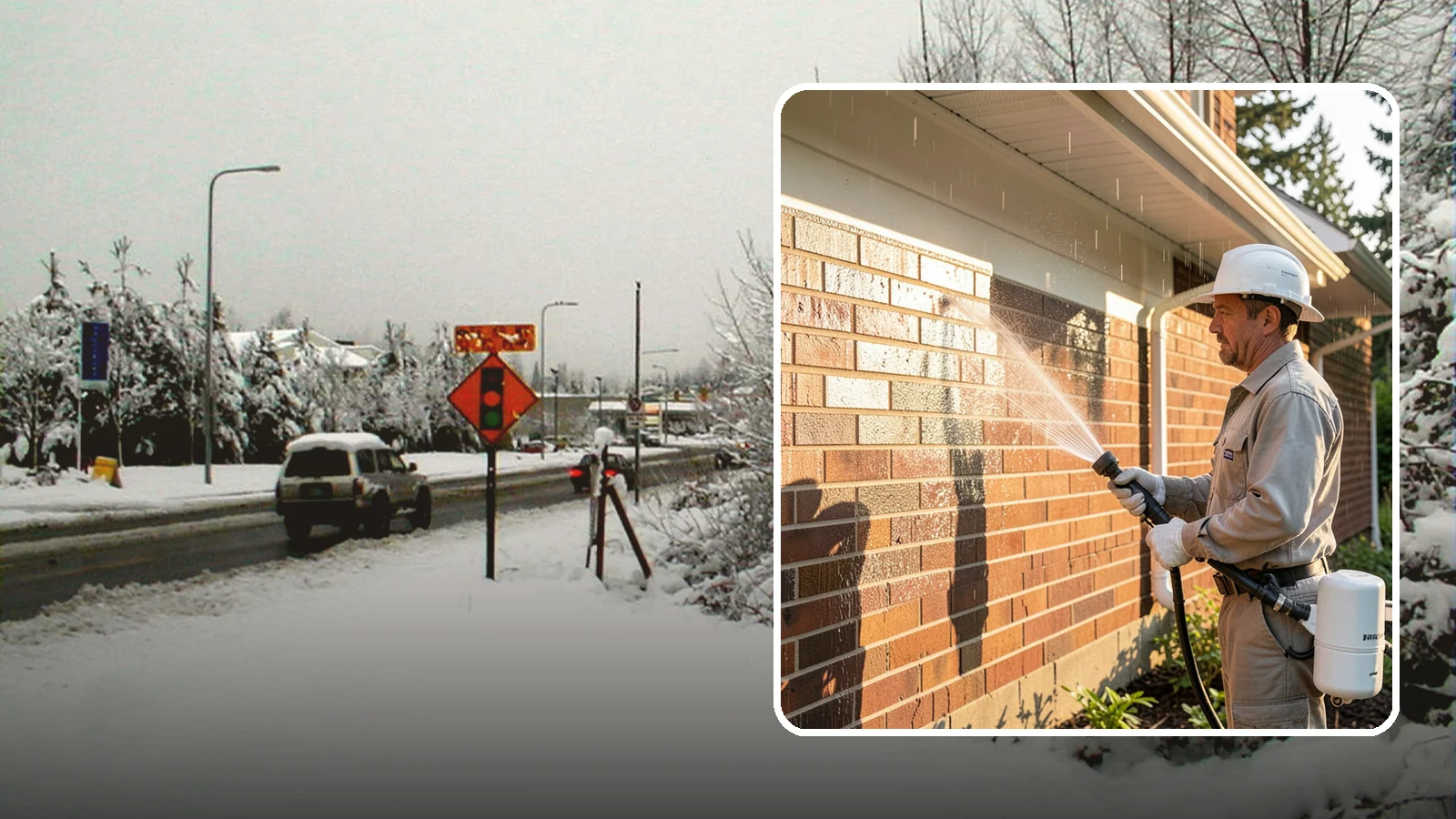 Brick Sealing in Newcastle, King County, WA - Breathable masonry sealing for brick walls and veneers that repels rain while letting trapped moisture escape.