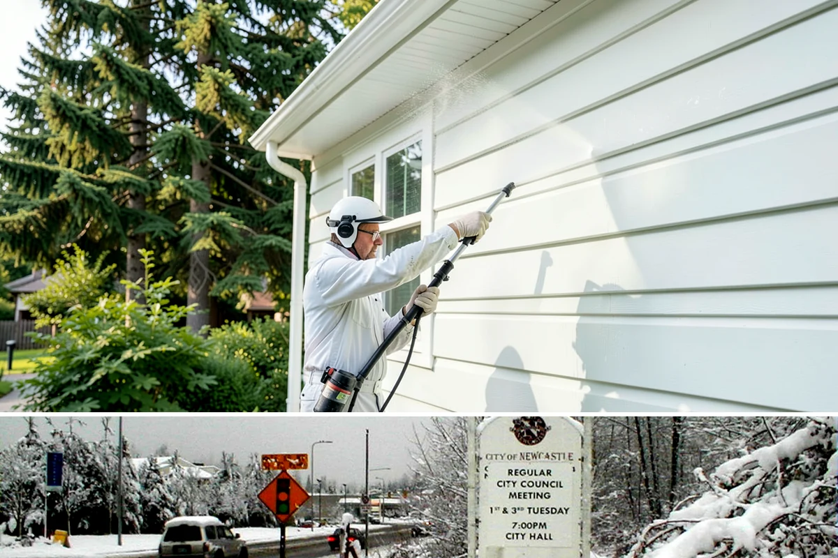 Brick Sealing in Newcastle, King County, WA - Seal brick during dry summer conditions so the masonry is not saturated and the sealer can cure fully.