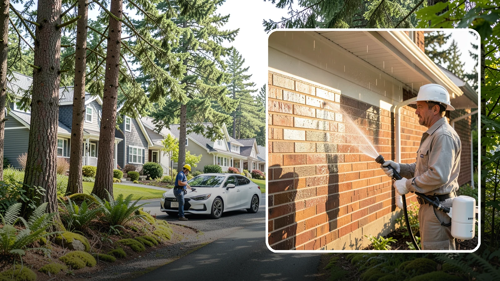 Brick Sealing in Normandy Park, King County, WA - Breathable masonry sealing for brick walls and veneers that repels rain while letting trapped moisture escape.