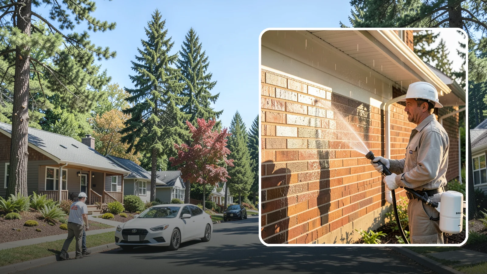 Brick Sealing in Orting, Pierce County, WA - Breathable masonry sealing for brick walls and veneers that repels rain while letting trapped moisture escape.