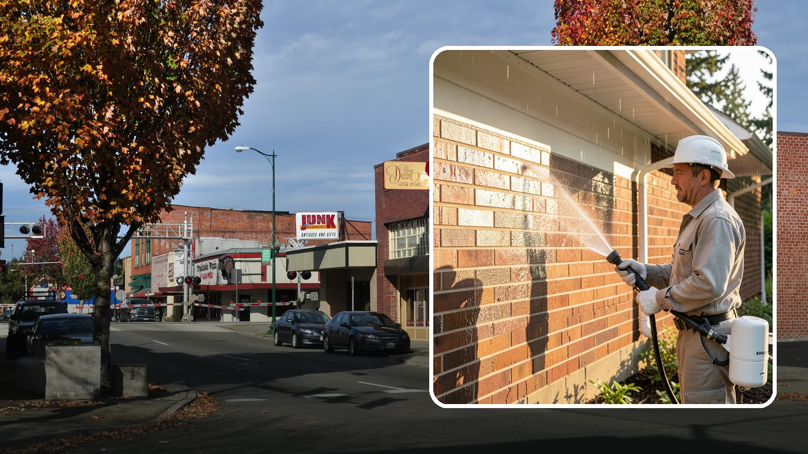 Brick Sealing in Puyallup, Pierce County, WA - Breathable masonry sealing for brick walls and veneers that repels rain while letting trapped moisture escape.