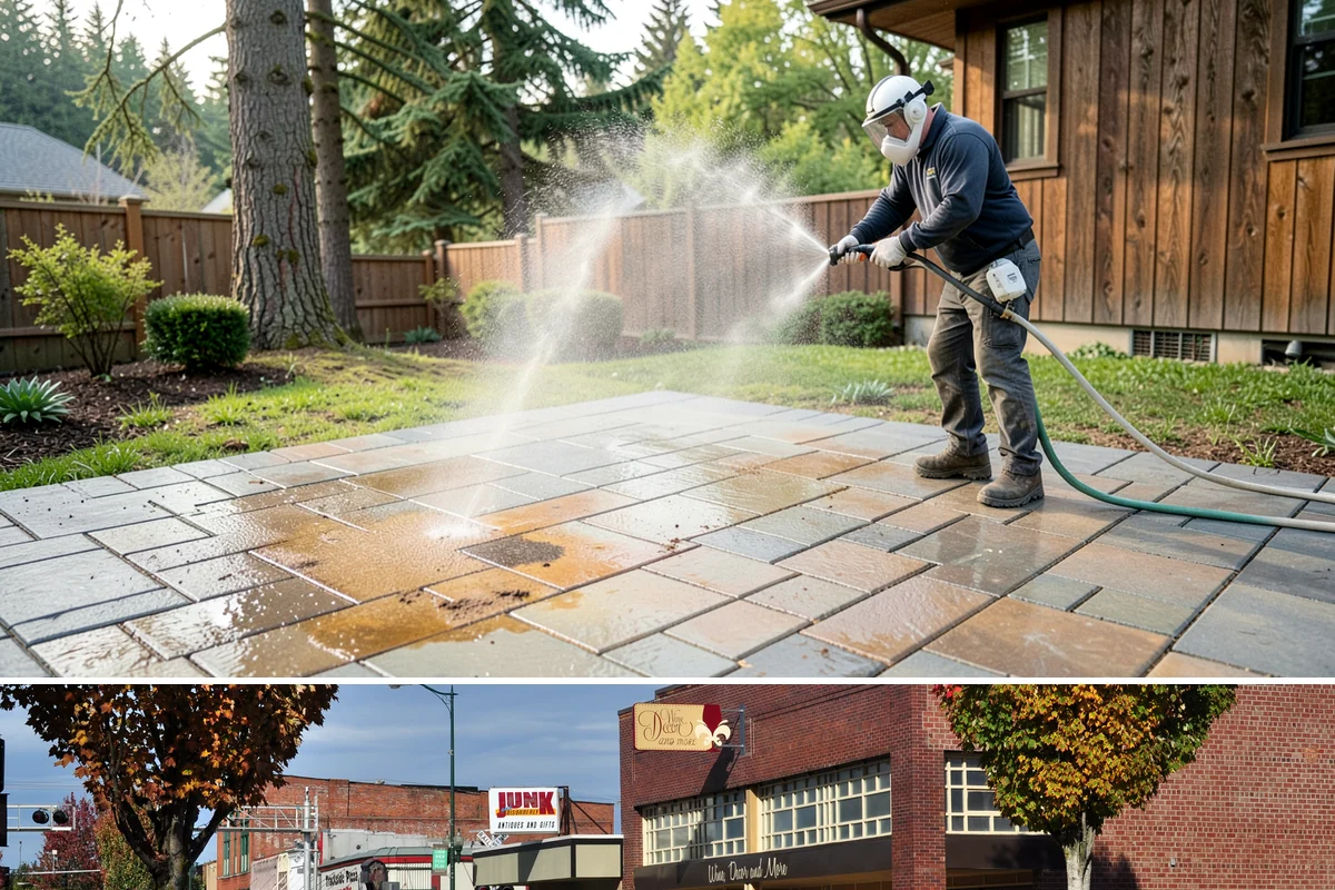 Brick Sealing in Puyallup, Pierce County, WA - Seal brick during dry summer conditions so the masonry is not saturated and the sealer can cure fully.