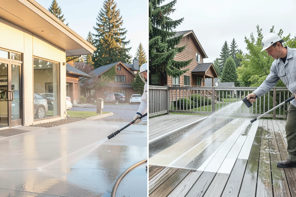 Brick Sealing in Redmond, King County, WA - Clean the brick and remove efflorescence, moss, and grime