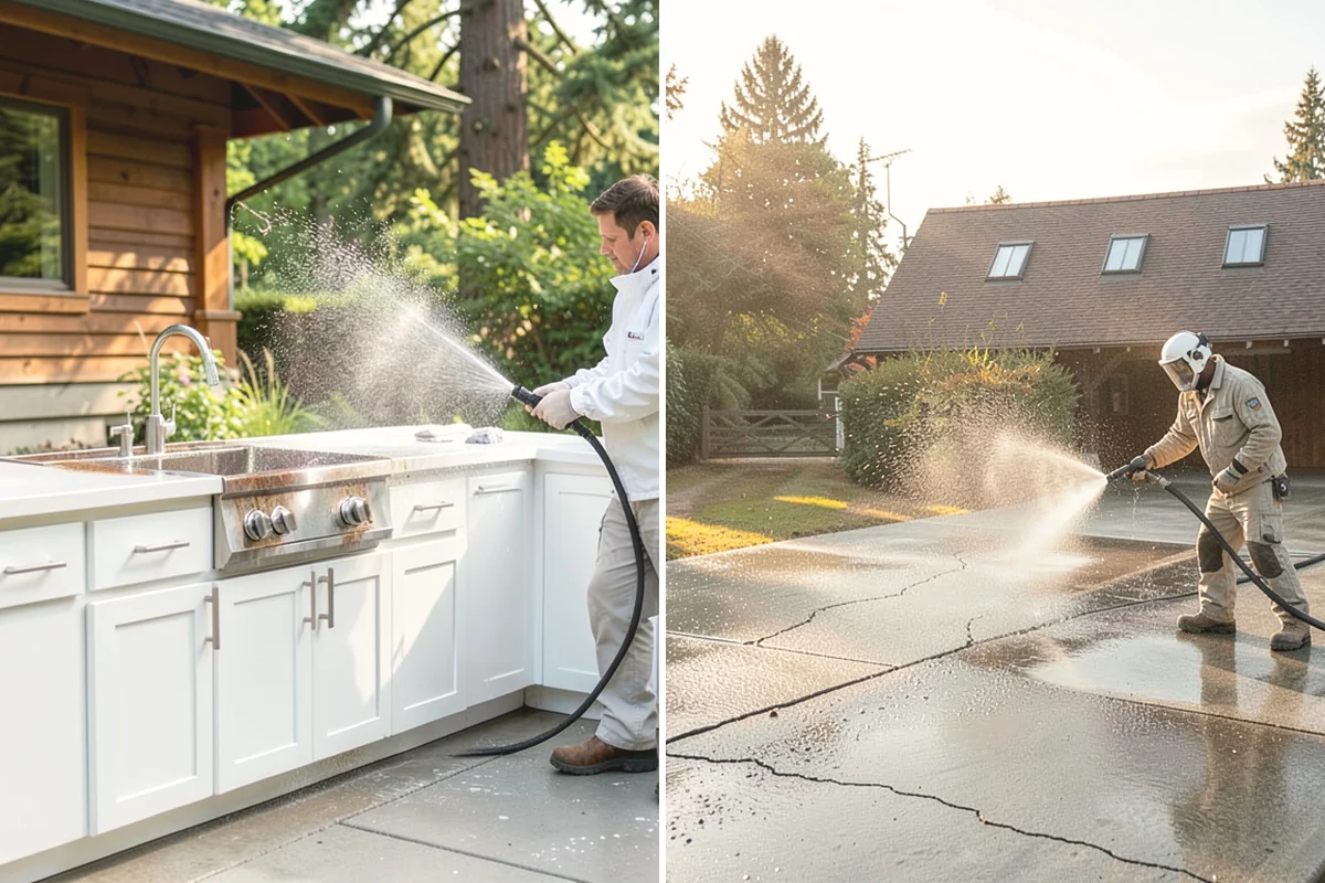 Brick Sealing in Ruston, Pierce County, WA - Clean the brick and remove efflorescence, moss, and grime
