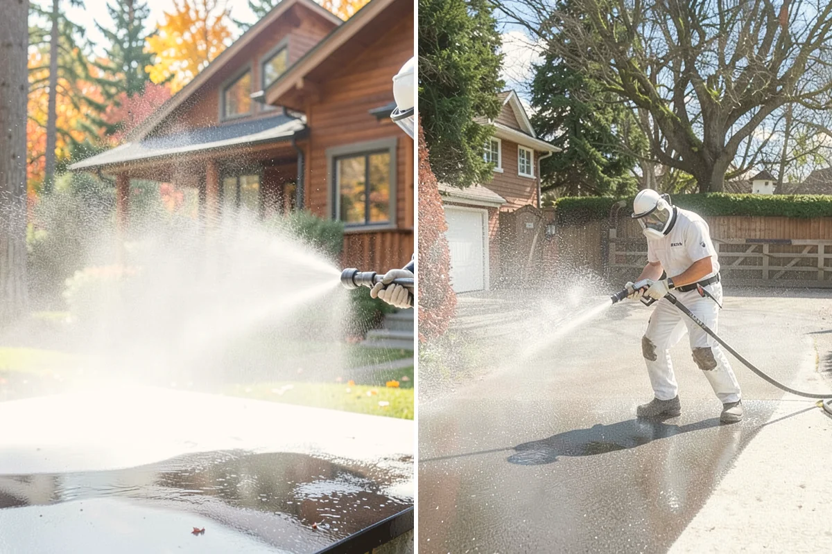 Brick Sealing in Sammamish, King County, WA - Clean the brick and remove efflorescence, moss, and grime