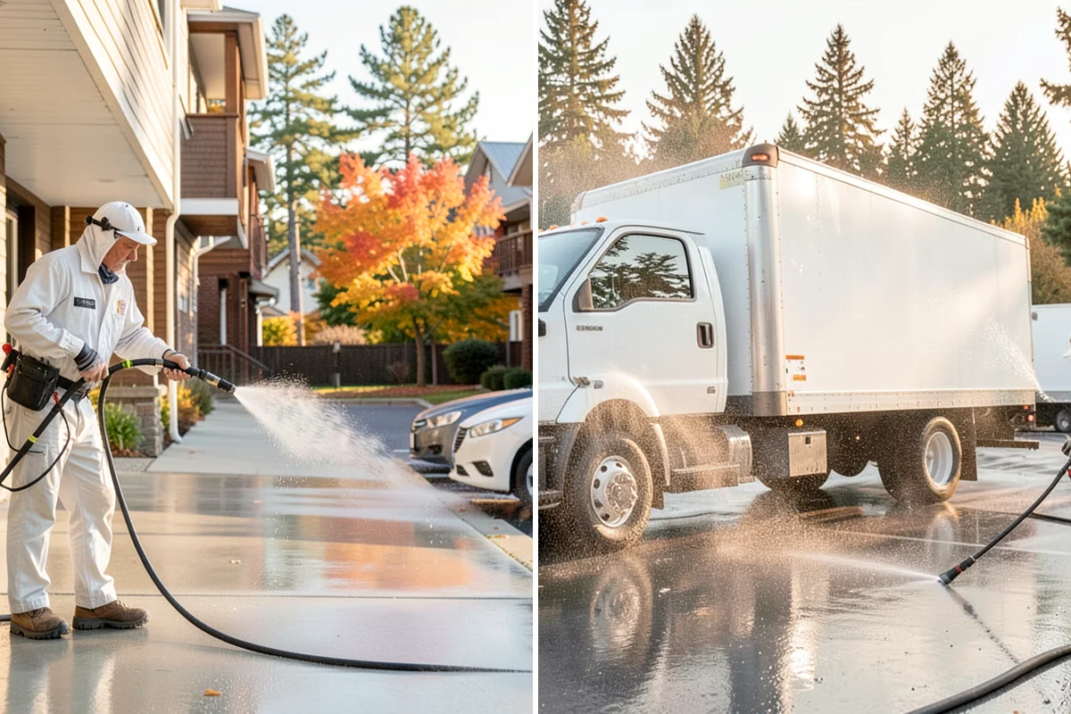 Brick Sealing in SeaTac, King County, WA - Clean the brick and remove efflorescence, moss, and grime