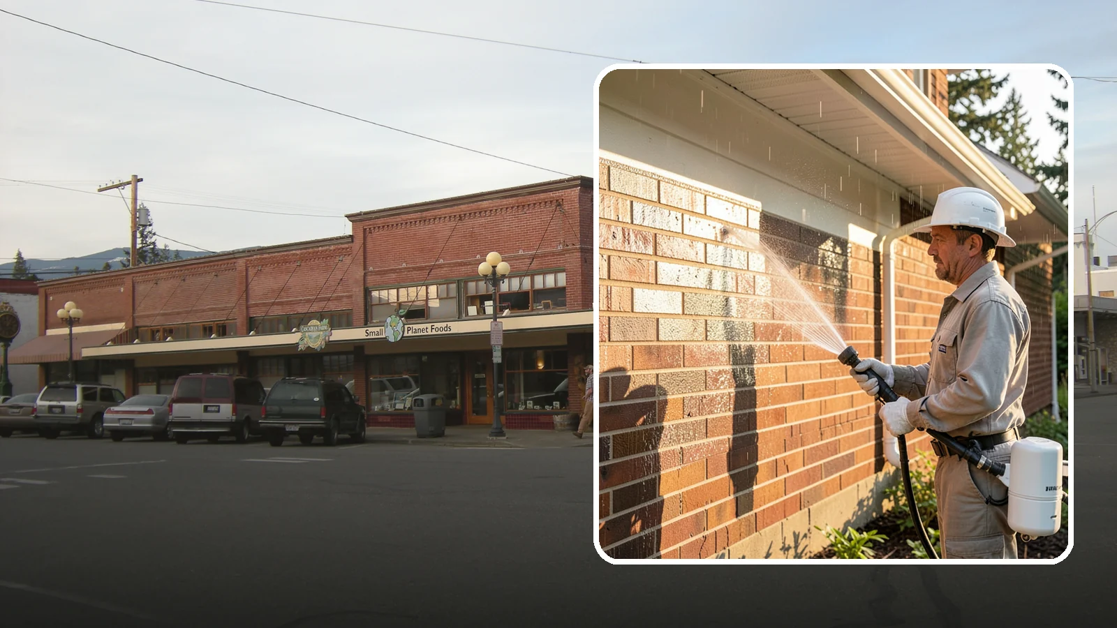 Brick Sealing in Sedro-Woolley, Skagit County, WA - Breathable masonry sealing for brick walls and veneers that repels rain while letting trapped moisture escape.