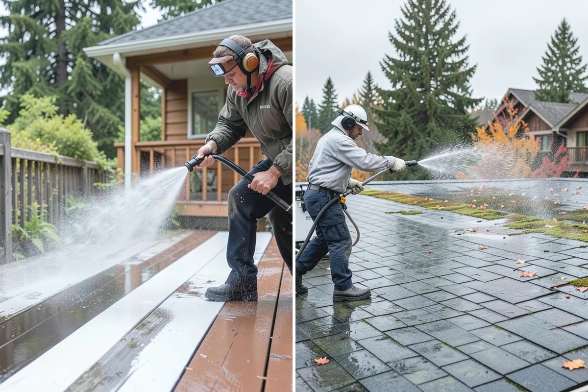 Brick Sealing in Skykomish, King County, WA - Clean the brick and remove efflorescence, moss, and grime