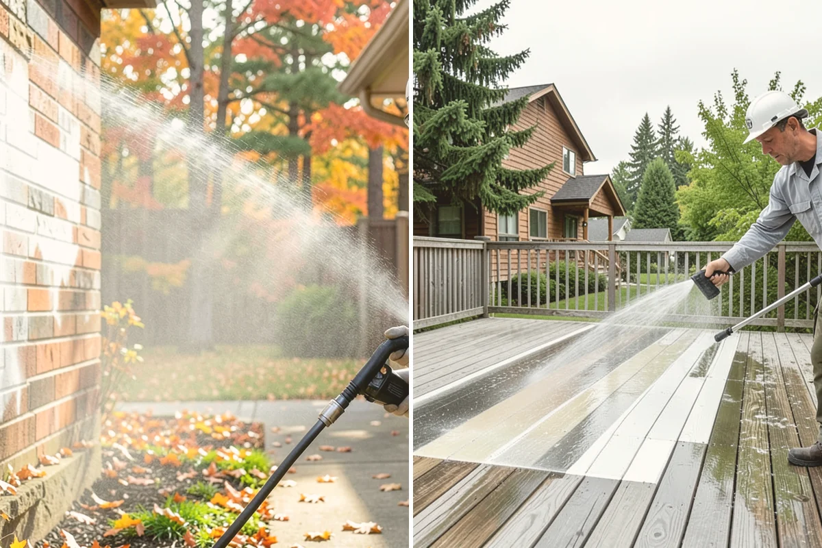Brick Sealing in Stanwood, Snohomish County, WA - Clean the brick and remove efflorescence, moss, and grime