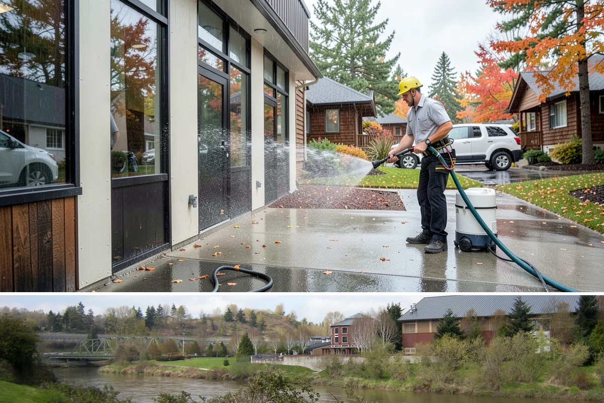 Brick Sealing in Tukwila, King County, WA - Seal brick during dry summer conditions so the masonry is not saturated and the sealer can cure fully.