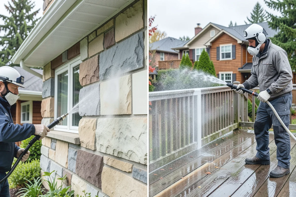 Brick Sealing in Wilkeson, Pierce County, WA - Clean the brick and remove efflorescence, moss, and grime
