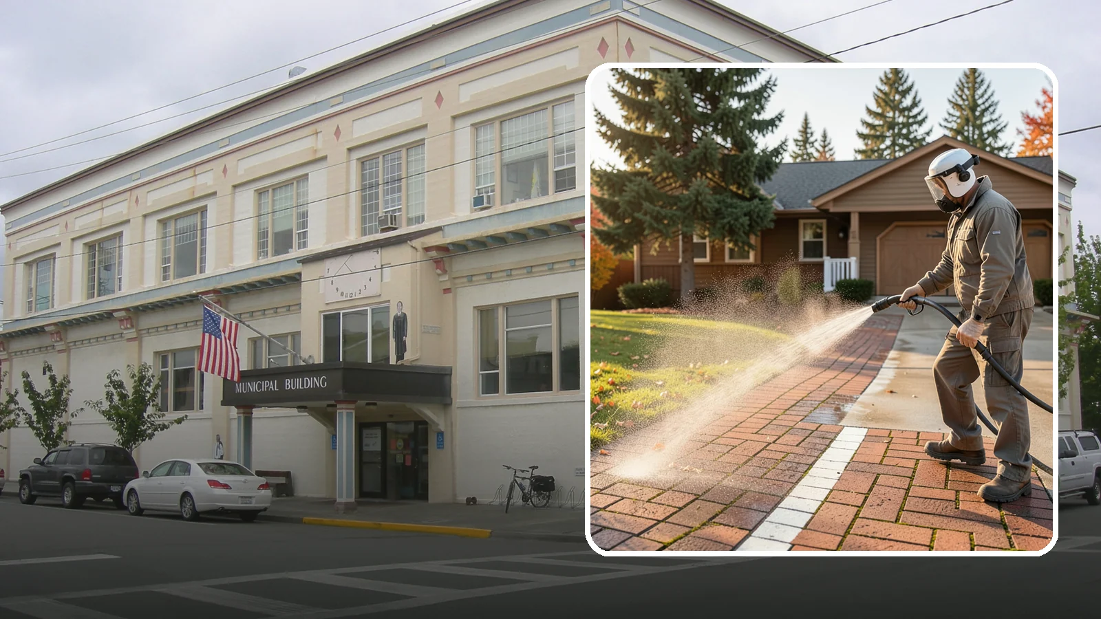 Brick Walkway Cleaning in Anacortes, Skagit County, WA - Gently clean brick walkways so moss and joint growth lift without dislodging sand or mortar.
