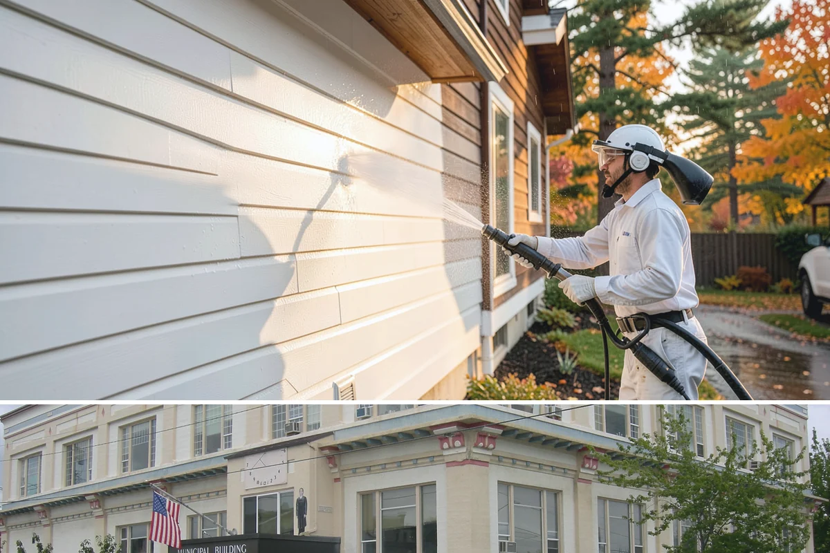 Brick Walkway Cleaning in Anacortes, Skagit County, WA - Clean brick walkways in summer when joints can dry fully before fall re-sanding sets.