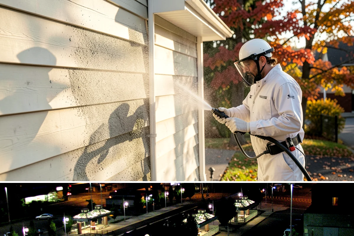 Brick Walkway Cleaning in Auburn, King County, WA - Clean brick walkways in summer when joints can dry fully before fall re-sanding sets.