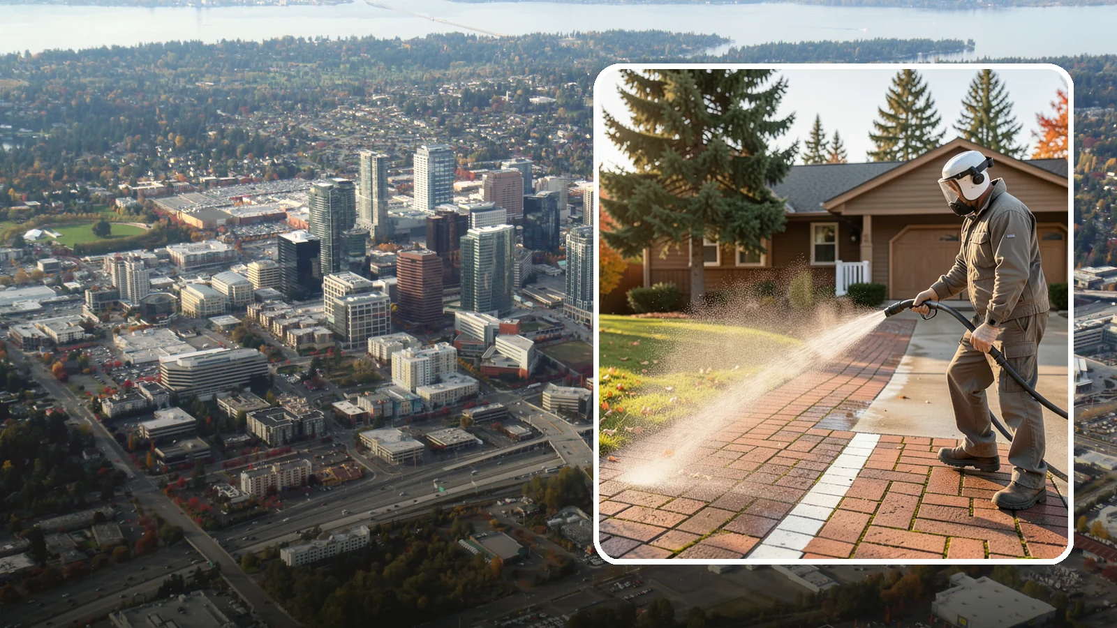 Brick Walkway Cleaning in Bellevue, King County, WA - Gently clean brick walkways so moss and joint growth lift without dislodging sand or mortar.