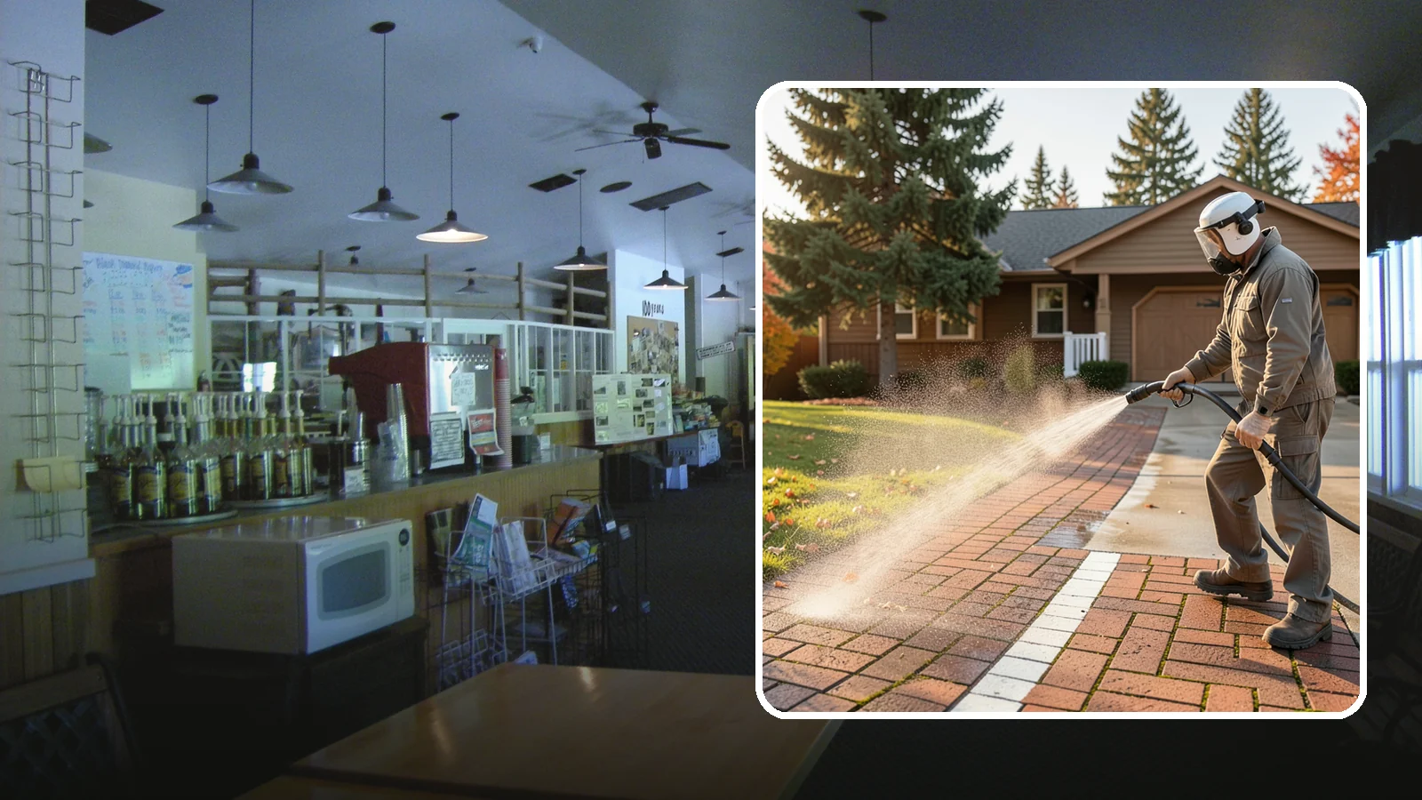 Brick Walkway Cleaning in Black Diamond, King County, WA - Gently clean brick walkways so moss and joint growth lift without dislodging sand or mortar.