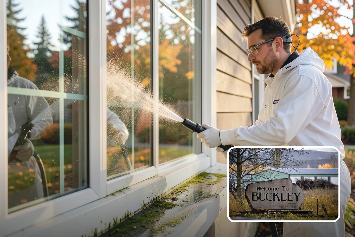 Brick Walkway Cleaning in Buckley, Pierce County, WA - Protects jointing sand and mortar from blowout