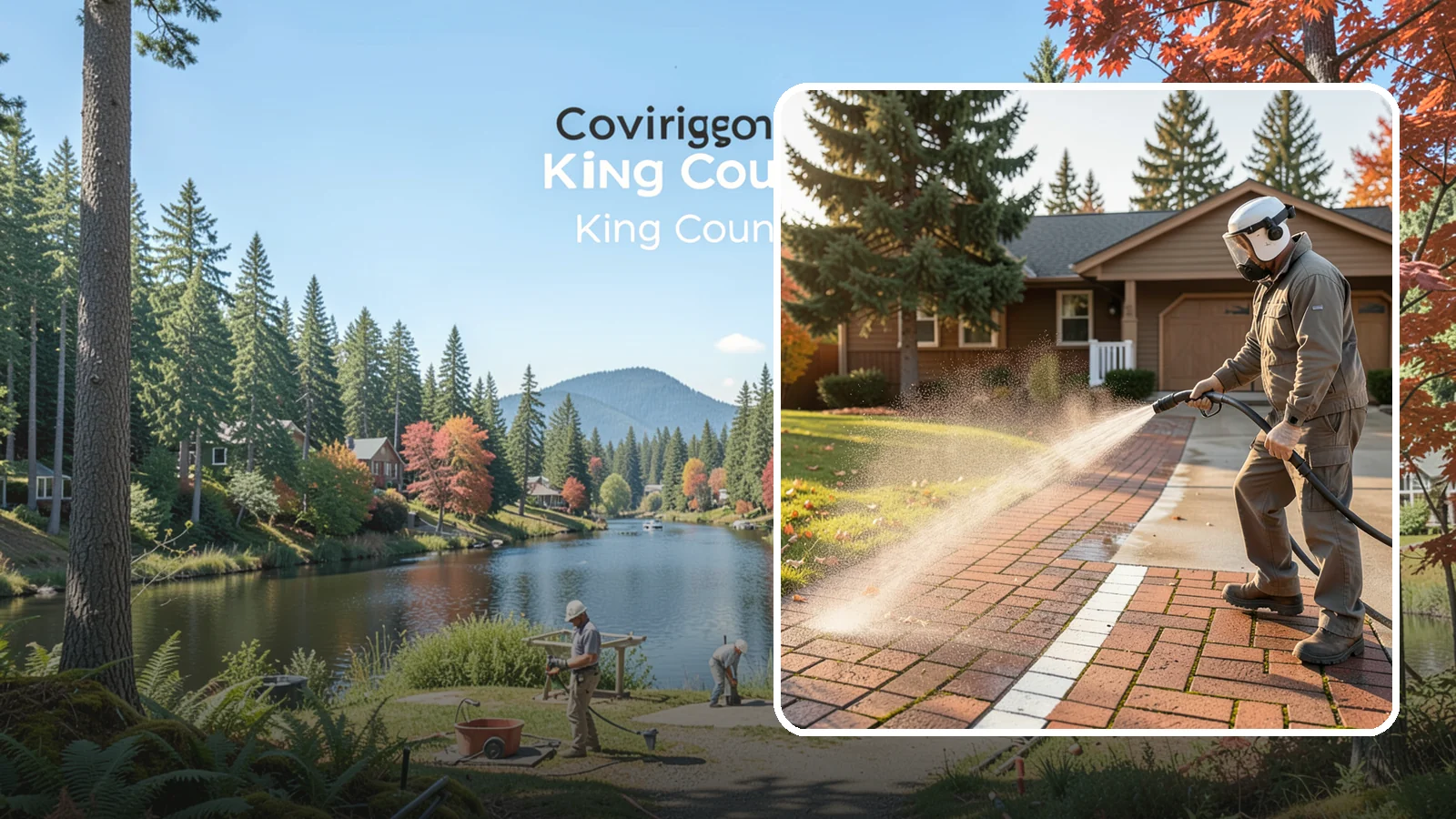 Brick Walkway Cleaning in Covington, King County, WA - Gently clean brick walkways so moss and joint growth lift without dislodging sand or mortar.