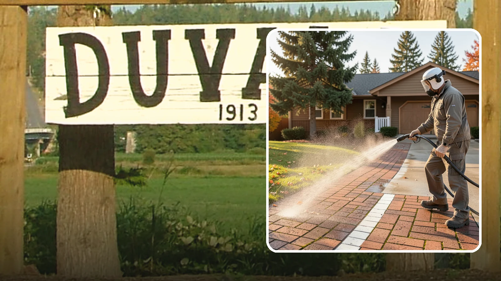 Brick Walkway Cleaning in Duvall, King County, WA - Gently clean brick walkways so moss and joint growth lift without dislodging sand or mortar.