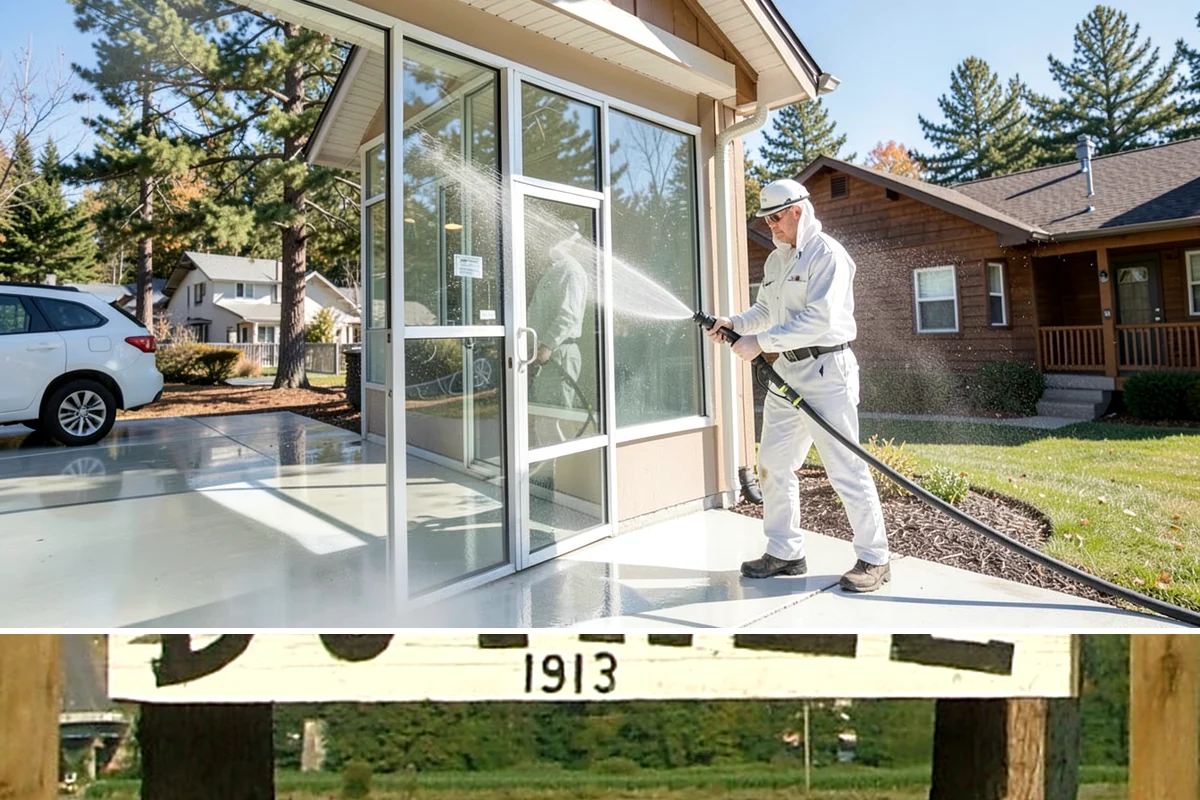 Brick Walkway Cleaning in Duvall, King County, WA - Clean brick walkways in summer when joints can dry fully before fall re-sanding sets.