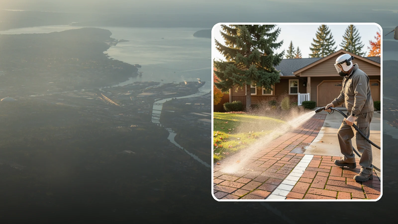 Brick Walkway Cleaning in Fife, Pierce County, WA - Gently clean brick walkways so moss and joint growth lift without dislodging sand or mortar.
