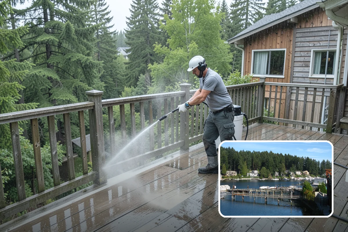 Brick Walkway Cleaning in Gig Harbor, Pierce County, WA - Protects jointing sand and mortar from blowout