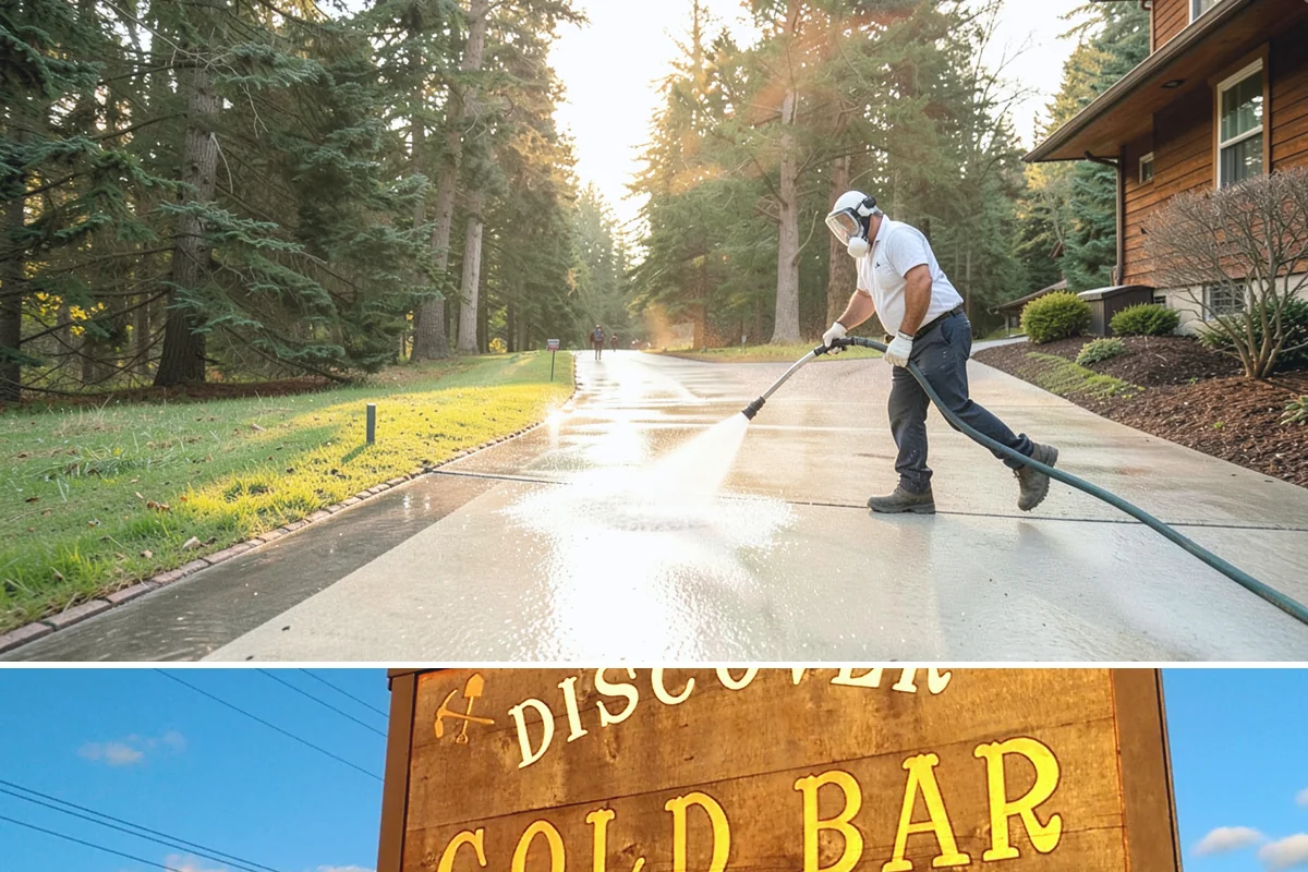 Brick Walkway Cleaning in Gold Bar, Snohomish County, WA - Clean brick walkways in summer when joints can dry fully before fall re-sanding sets.