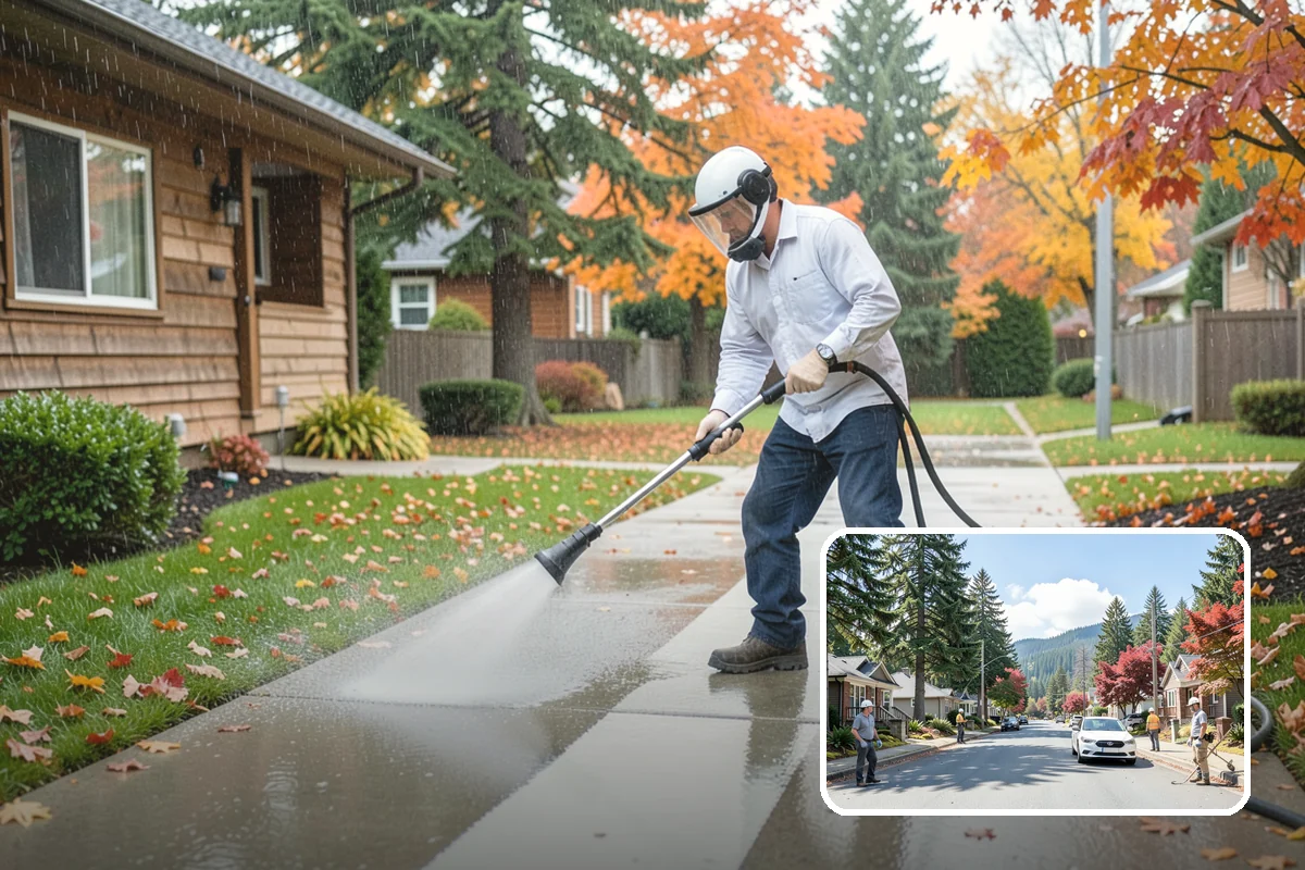 Brick Walkway Cleaning in Hunts Point, King County, WA - Protects jointing sand and mortar from blowout