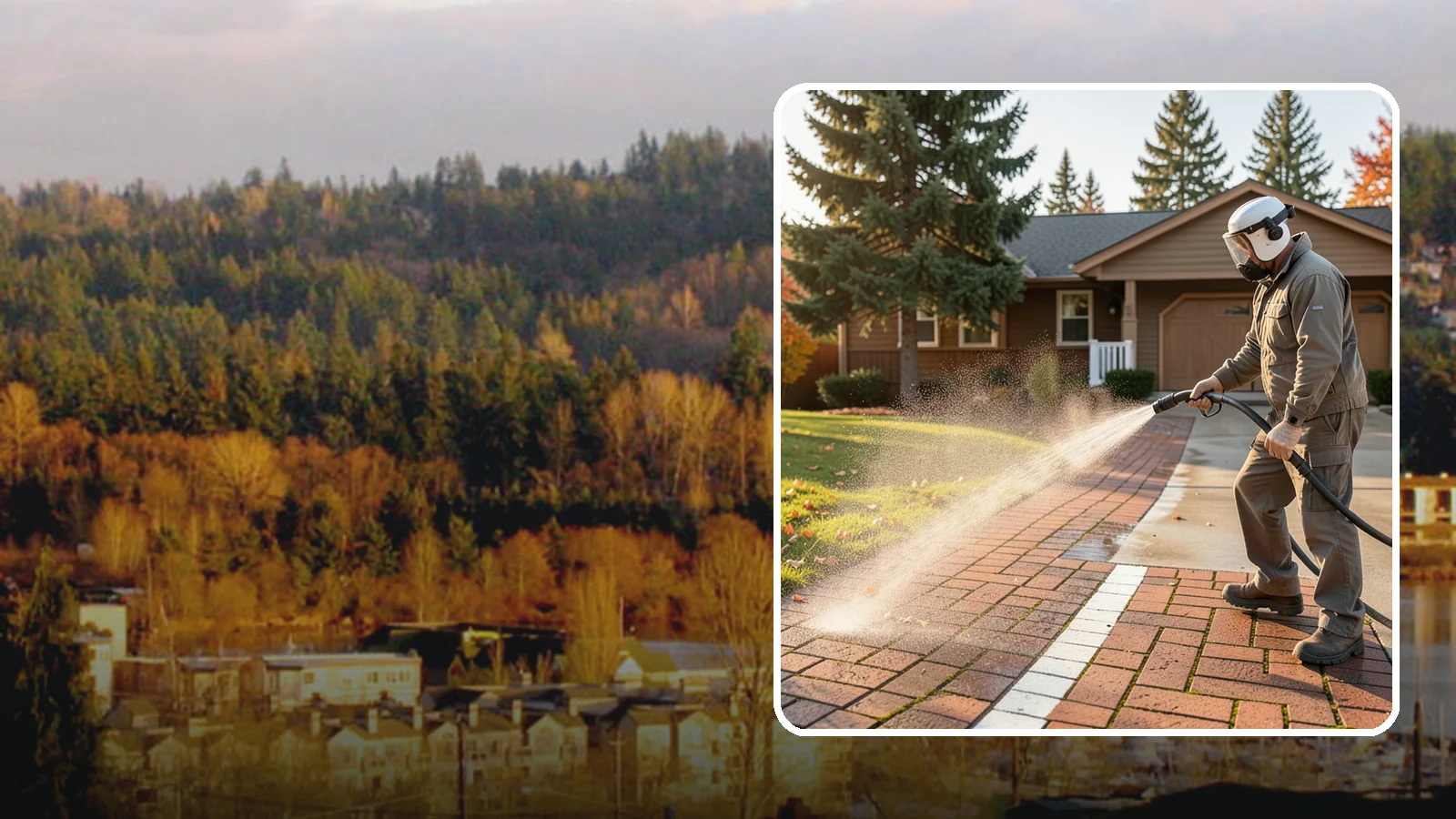 Brick Walkway Cleaning in Kenmore, King County, WA - Gently clean brick walkways so moss and joint growth lift without dislodging sand or mortar.