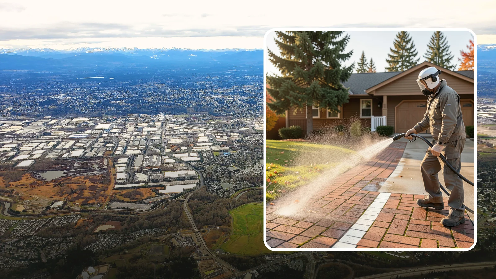 Brick Walkway Cleaning in Kent, King County, WA - Gently clean brick walkways so moss and joint growth lift without dislodging sand or mortar.