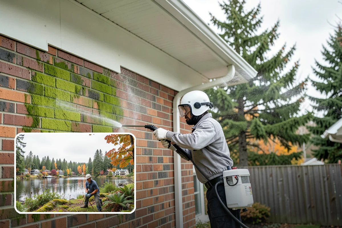 Brick Walkway Cleaning in La Conner, Skagit County, WA - Protects jointing sand and mortar from blowout