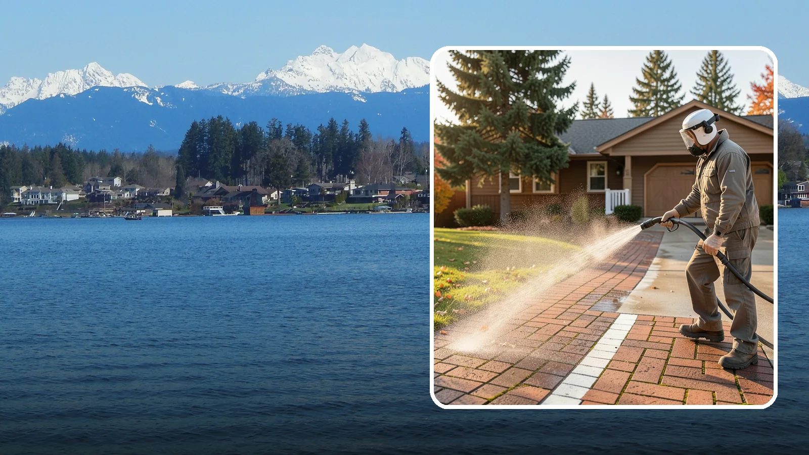 Brick Walkway Cleaning in Lake Stevens, Snohomish County, WA - Gently clean brick walkways so moss and joint growth lift without dislodging sand or mortar.