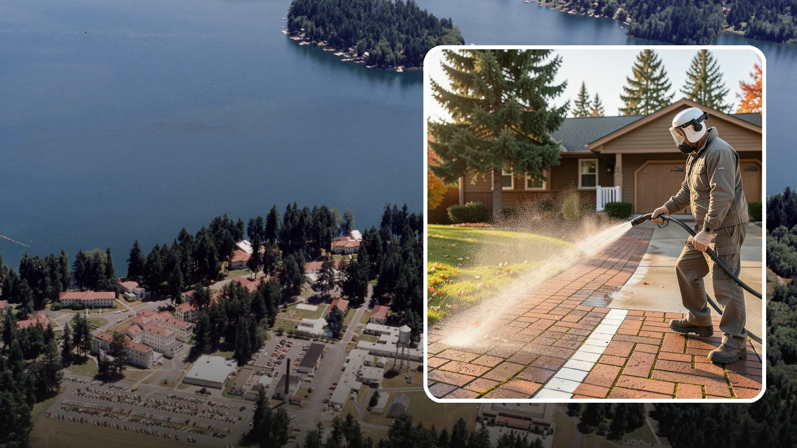 Brick Walkway Cleaning in Lakewood, Pierce County, WA - Gently clean brick walkways so moss and joint growth lift without dislodging sand or mortar.