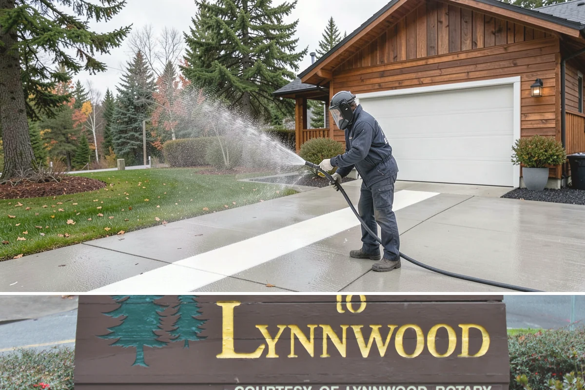 Brick Walkway Cleaning in Lynnwood, Snohomish County, WA - Clean brick walkways in summer when joints can dry fully before fall re-sanding sets.