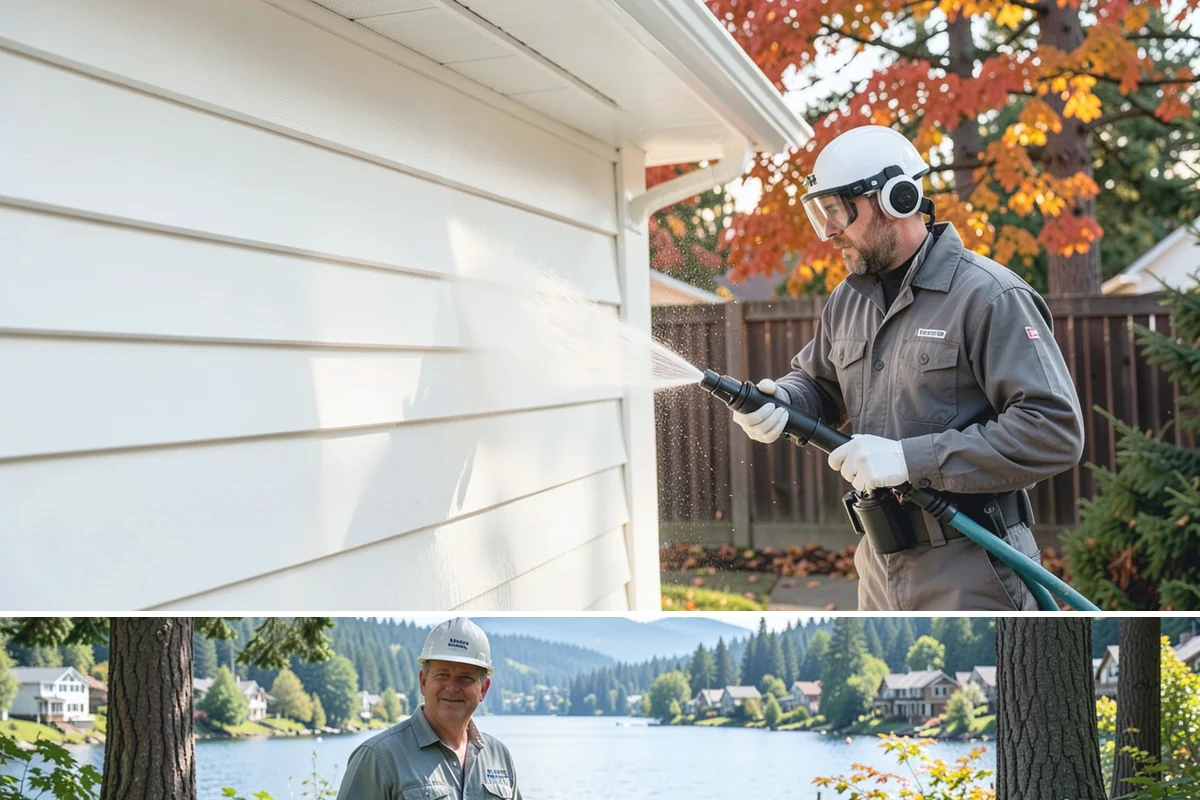 Brick Walkway Cleaning in Milton, King County, WA - Clean brick walkways in summer when joints can dry fully before fall re-sanding sets.